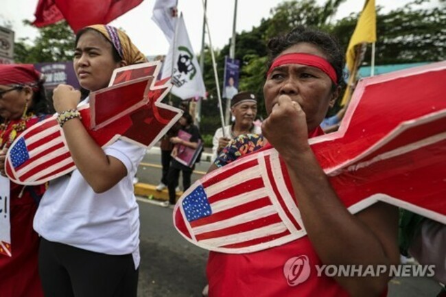 Philippines Marcos Protest