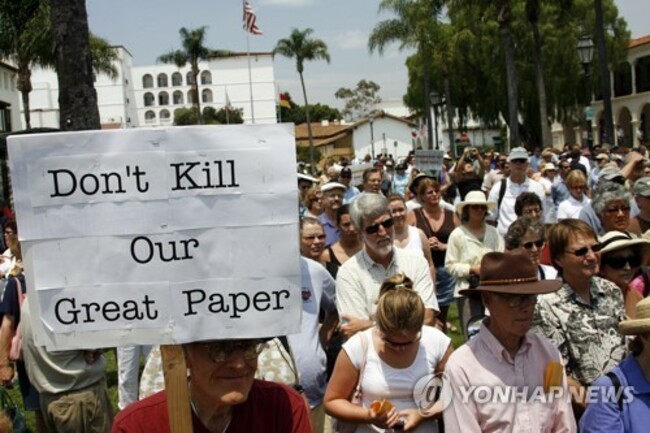 California Newspaper Shuts Down