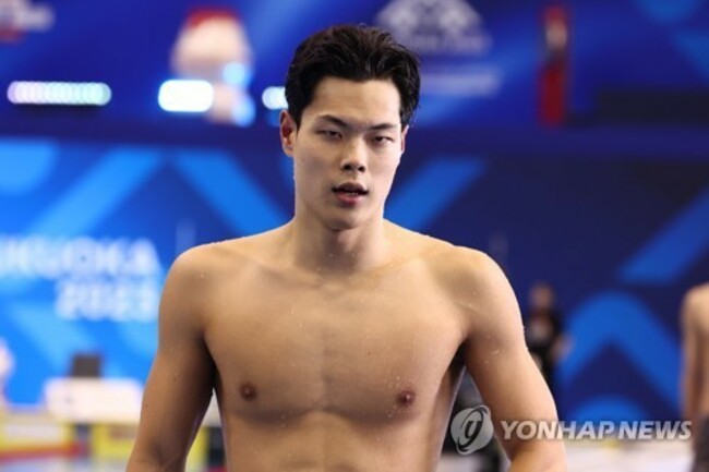 Lee Ho-joon takes away valuable lessons from 1st final at swimming worlds