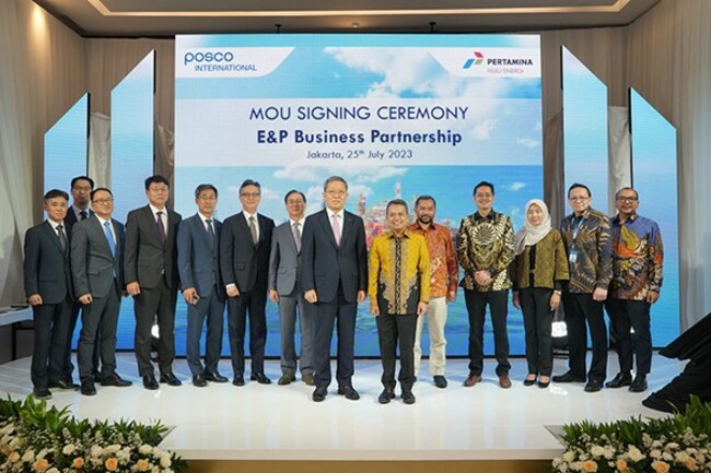 POSCO International inks oil and gas contract in Indonesia