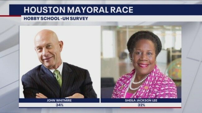 Houston: New poll shows two mayoral front runners