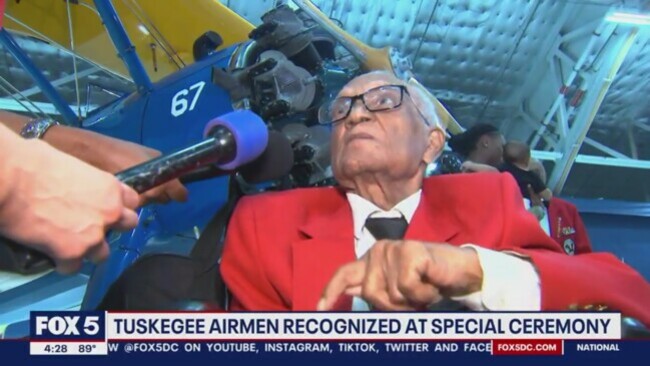 2 Tuskegee airman honored at special ceremony