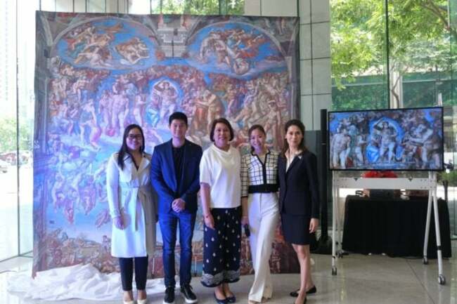 Globe, ATIN Global bring piece of Sistine Chapel to Globe headquarters