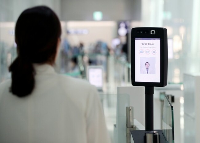 Facial recognition system implemented at Incheon Airport