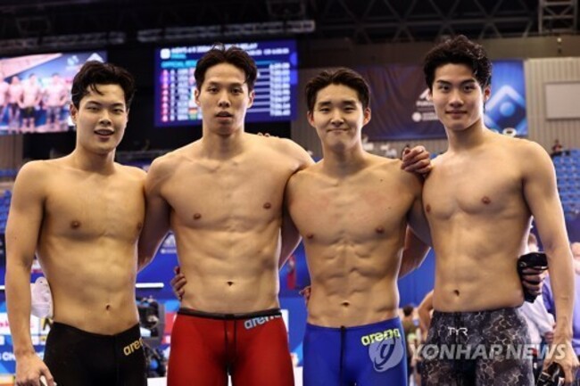 After breaking nat'l record twice, relay swimmers believe they can be faster