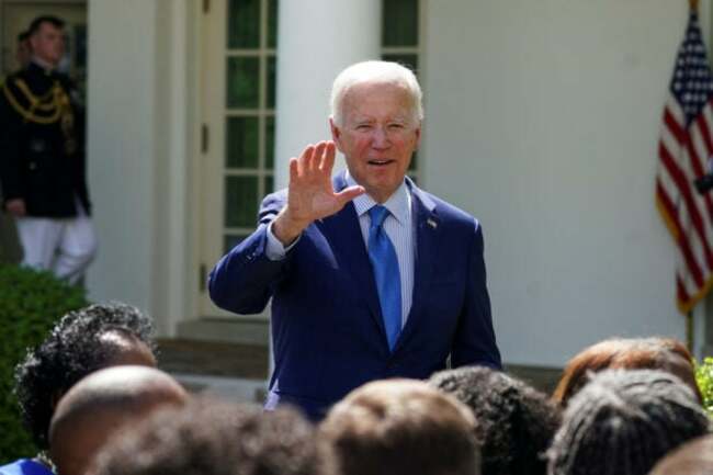 Biden acknowledges seventh grandchild for first time