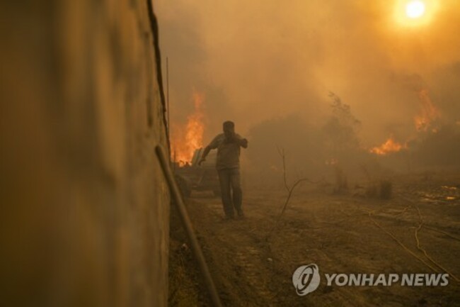 Greece Wildfires Photo Gallery