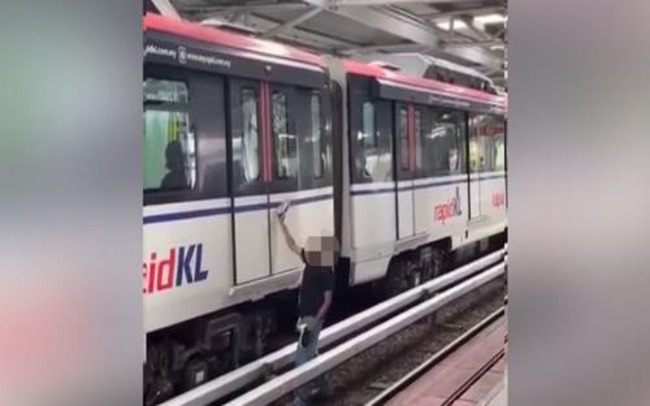 POLICE TRACKING DOWN MAN WHO TRESPASSED ON LRT TRACK, MOLEST WOMAN