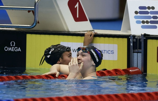 Erika Fairweather's world: a podium, two finals and an historic swimming breakthrough