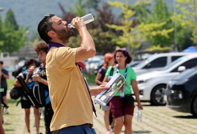 World Scout Jamboree participants fall ill due to the heat