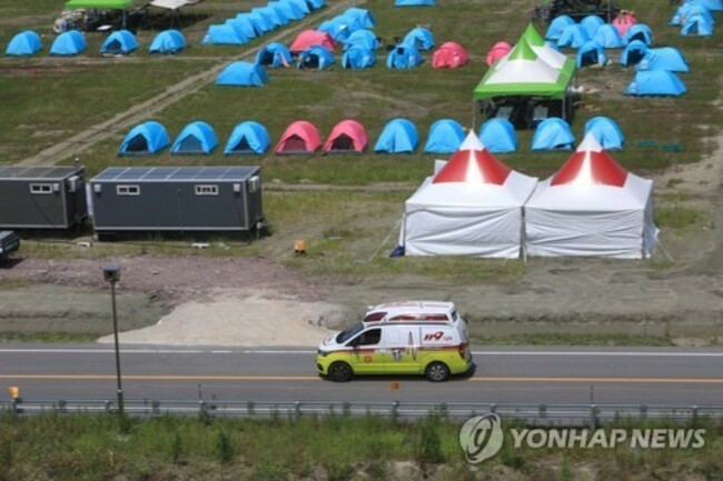 Rival parties call for safety measures at jamboree event amid heat wave