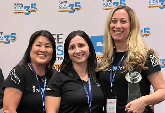 UC Davis Health's Safe Kids Greater Sacramento Wins National Award