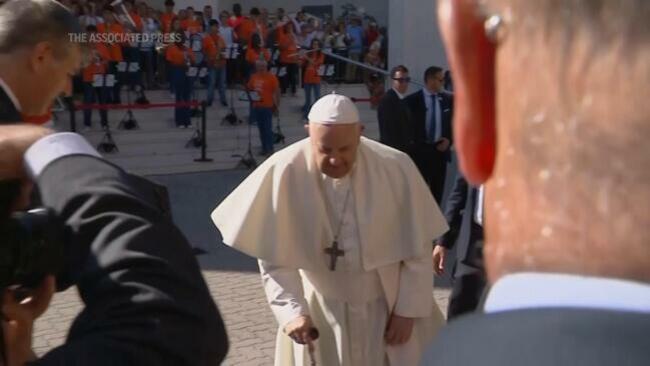 Pope visits once-troubled Lisbon district