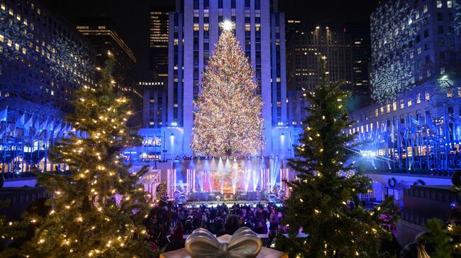 New York City is decked out for the holidays, but business owners are anxious
