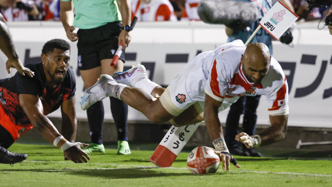 Rugby: 14-man Brave Blossoms go down to Fiji