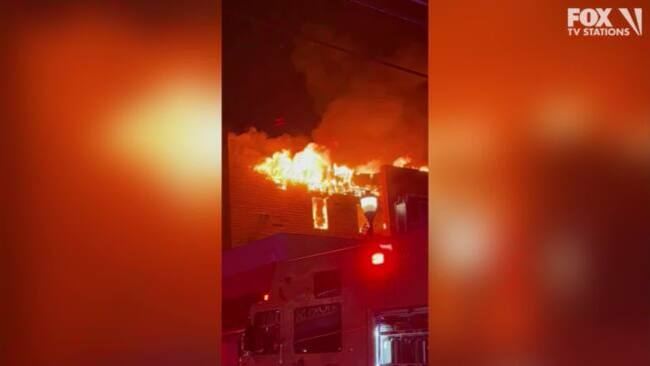 Fort Worth Stockyards fire: Century-old building burns