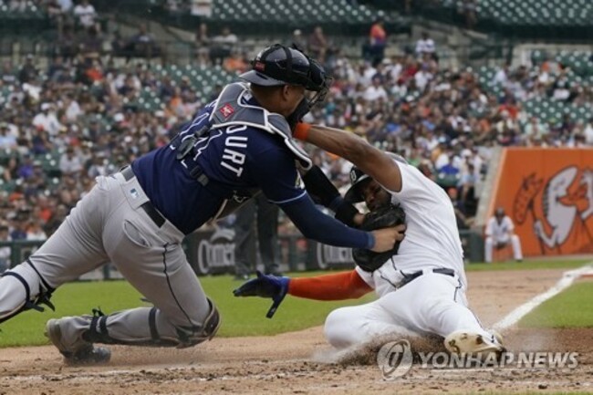 APTOPIX Rays Tigers Baseball
