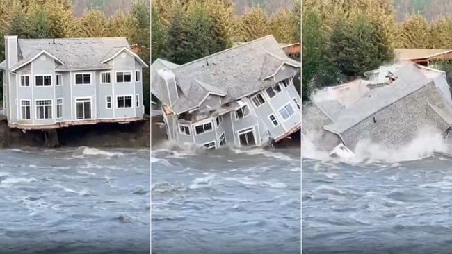 Scientists concerned 'rare' glacial flooding event in Alaska could happen again