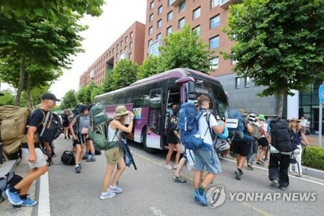 (4th LD) Jamboree participants evacuated to 8 different regions due to typhoon