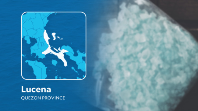 P8M shabu seized from ‘high-value' target in Lucena City