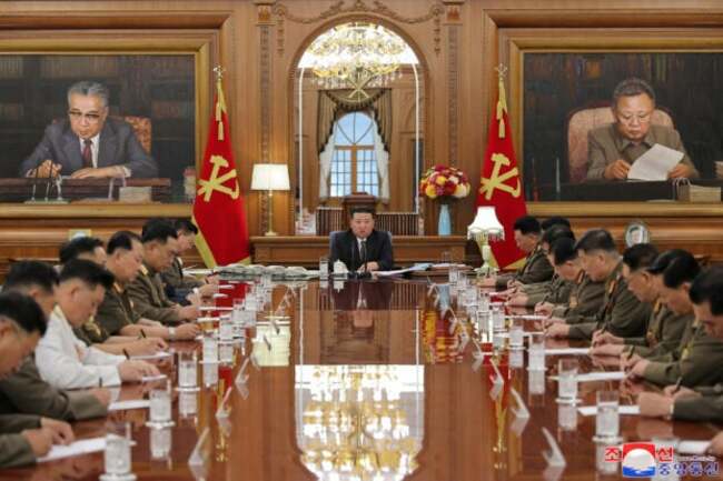 North Korea's Kim dismisses top general, calls for war preparations
