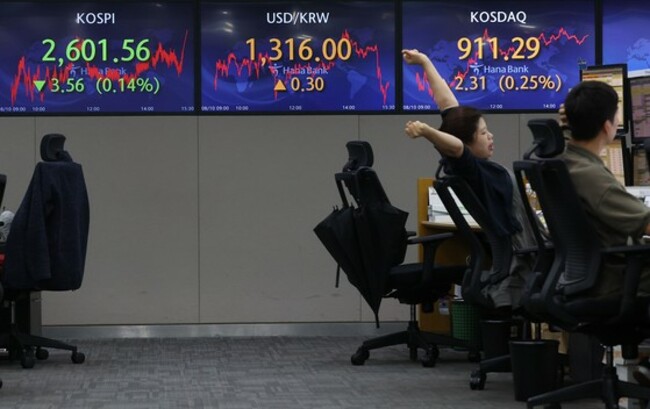 Stocks down as investors await U.S. inflation data