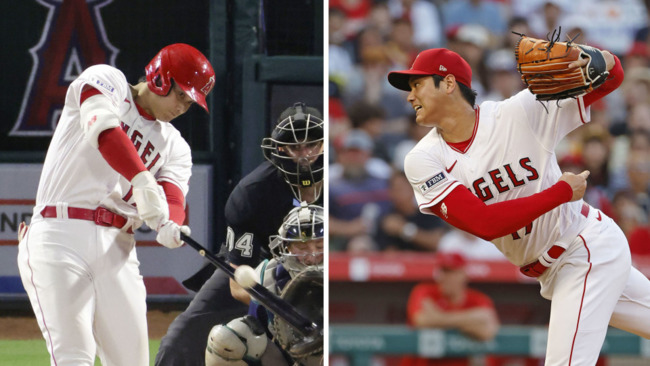 Baseball: Ohtani first in history to reach 10 wins, 10 HRs for second time