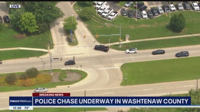 Police chase in Washtenaw County ends in Dexter