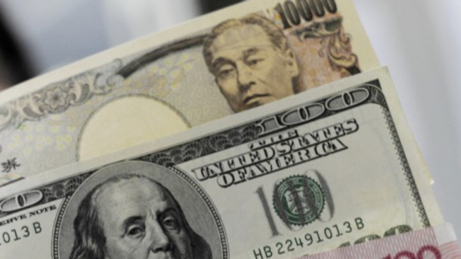 Dollar briefly hits 1.5-month high at 145 yen in New York