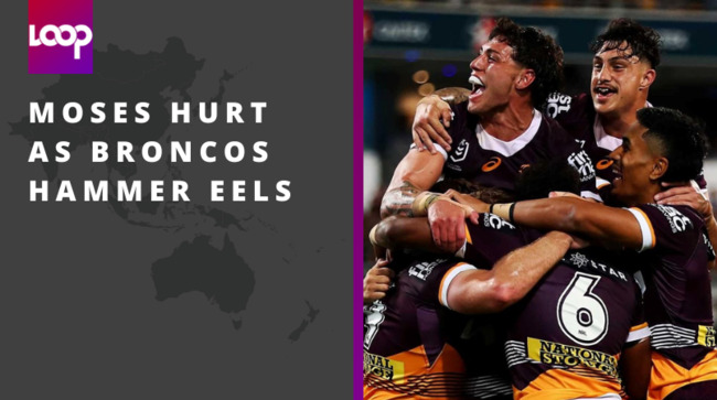 Moses hurt as Broncos hammer Eels