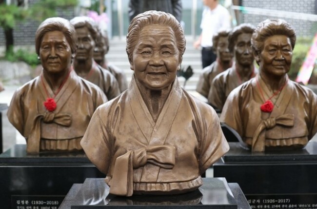 [Photo News] New sculpture of 'comfort woman'
