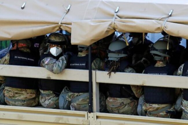 The Pentagon plans to shake up DC's National Guard, criticized for its response to protests, Jan. 6