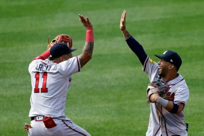 Ozzie Albies homers as Atlanta Braves pound New York Mets 21-3 in doubleheader opener