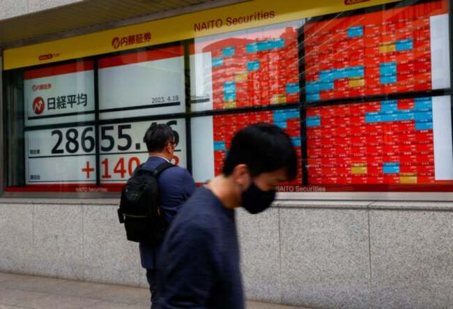 Asian markets fall on China property woes