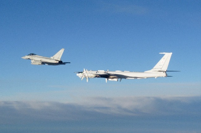 RAF Typhoon Jets Encounter Russian Bombers Near Scotland