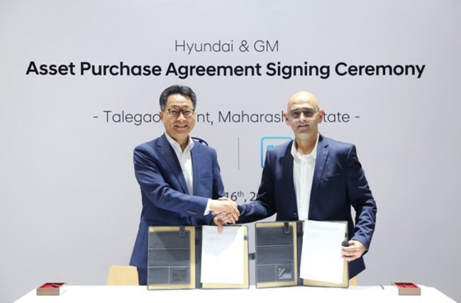 Hyundai Motor to acquire GM's India plant