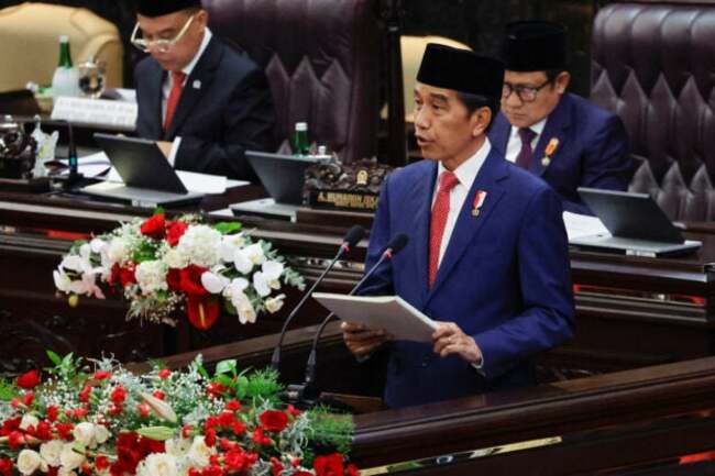 Indonesian president tables $216-B budget for 2024