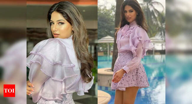 Miss Universe Harnaaz Sandhu’s first post of 2022 proves that mauve is the color of the year