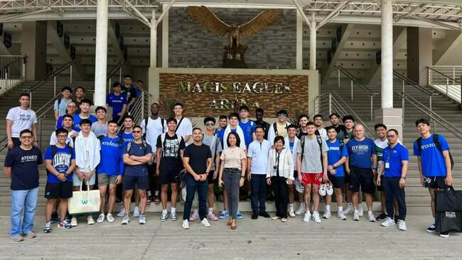 Blue Eagles, Magis Eagles hold basketball camp in Cebu