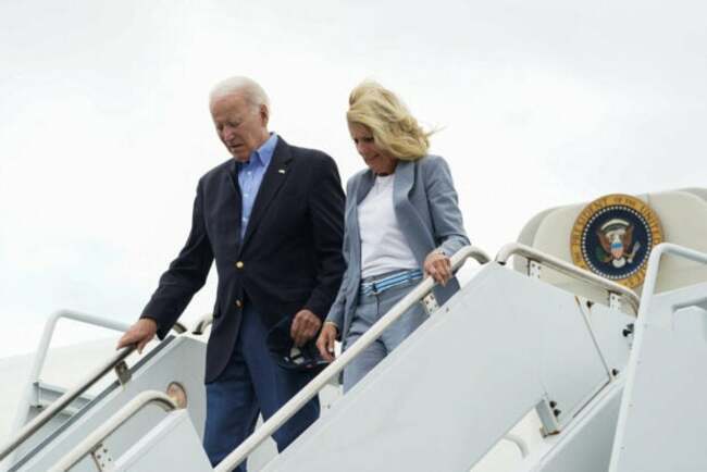 Biden arrives in Hawaii to survey Maui wildfire damage, speak to survivors