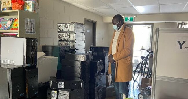 Flooding from burst pipe damages donated computers for Calgary kids in need - Calgary