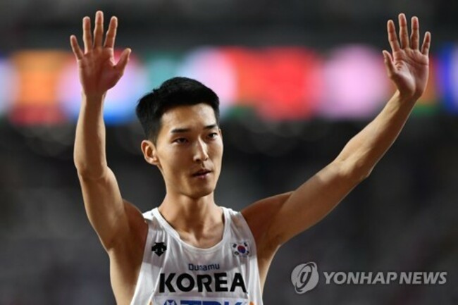 High jumper Woo Sang-hyeok finishes 6th at world championships