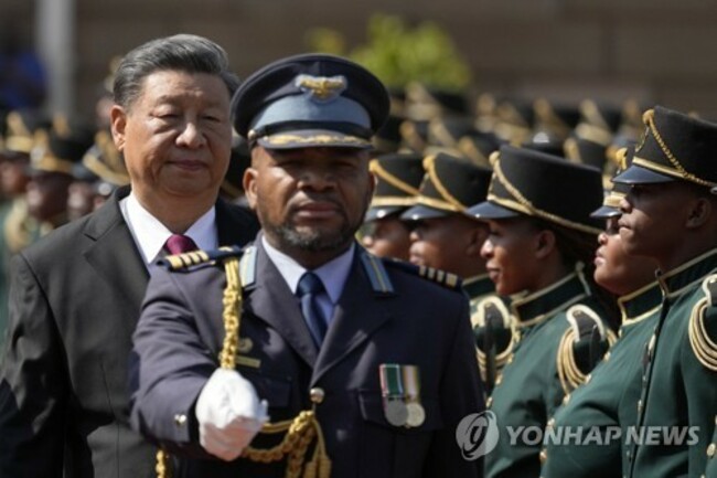 APTOPIX South Africa China President Xi Jinping