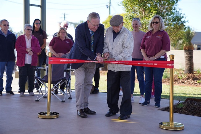Veil drops on new community space for Dalby