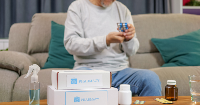 Can the delivery of prescription medication reach your home before you?