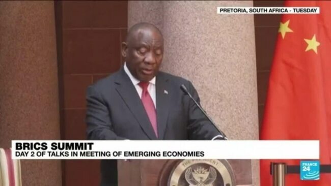 Expanding BRICS on agenda on second day of summit in South Africa