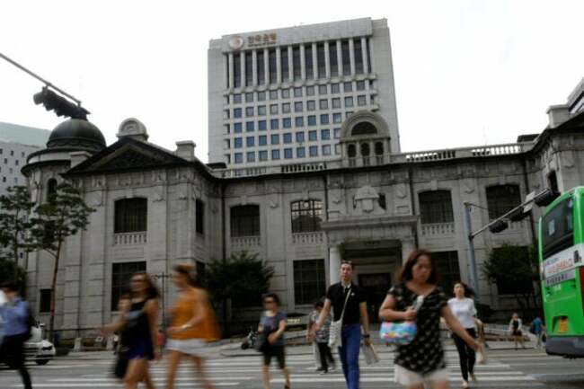 Bank of Korea holds interest rates steady, as expected
