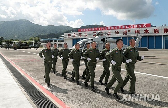 CHINA-HONG KONG-PLA-HONG KONG GARRISON-ROUTINE ROTATION (CN)