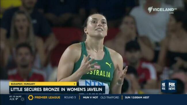 Little secures bronze in javelin