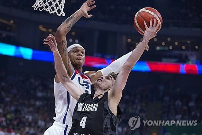 World Cup US New Zealand Basketball